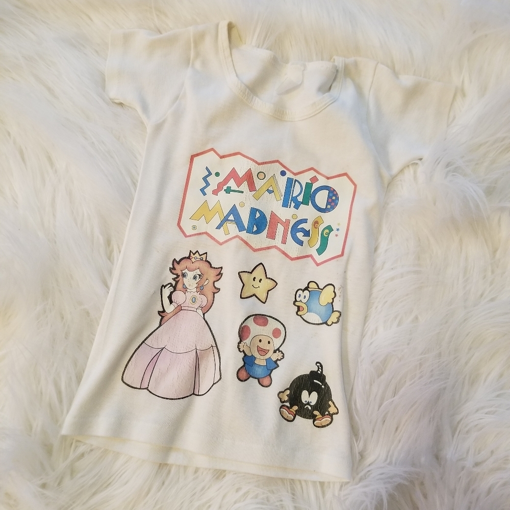 Vintage Mario Madness Baby Toddler Tee